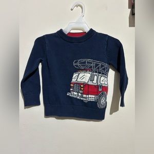 Gap fire truck sweatshirt 2year toddler